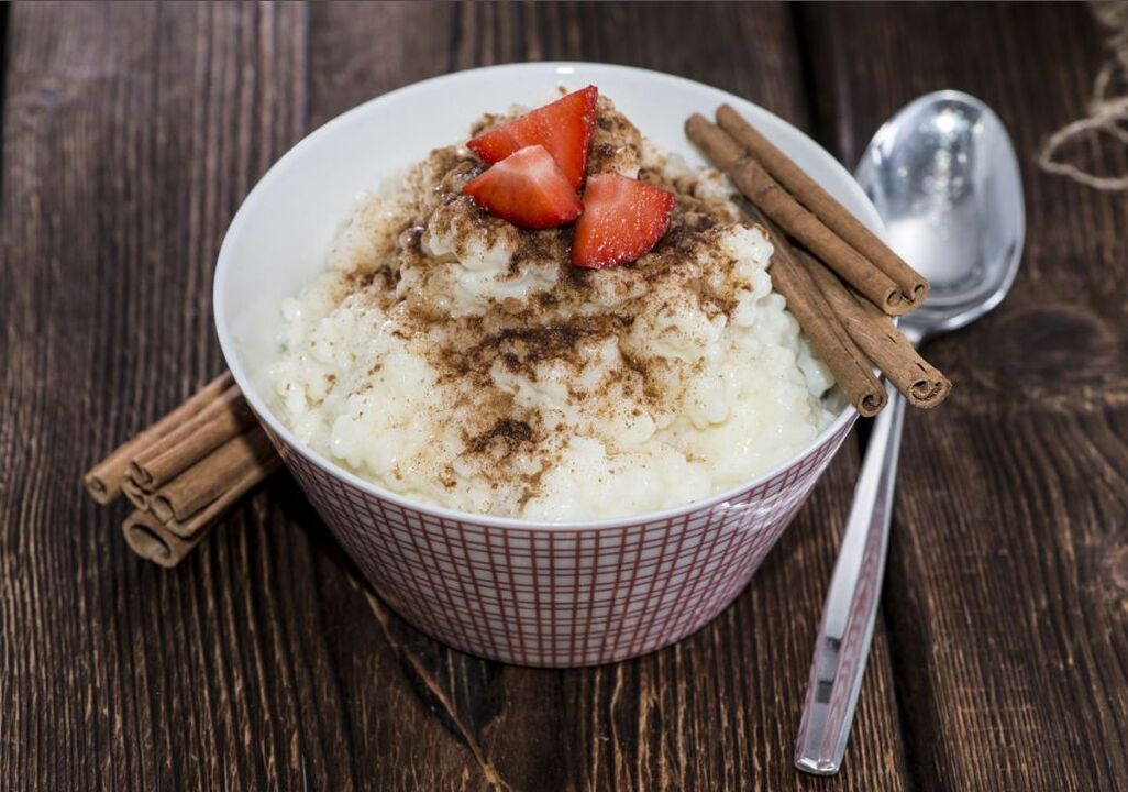 arroz con leche para bajar de peso