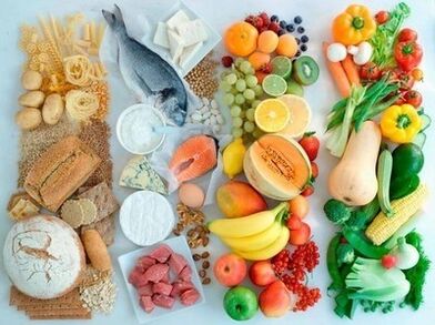 Separado por productos de categorías
